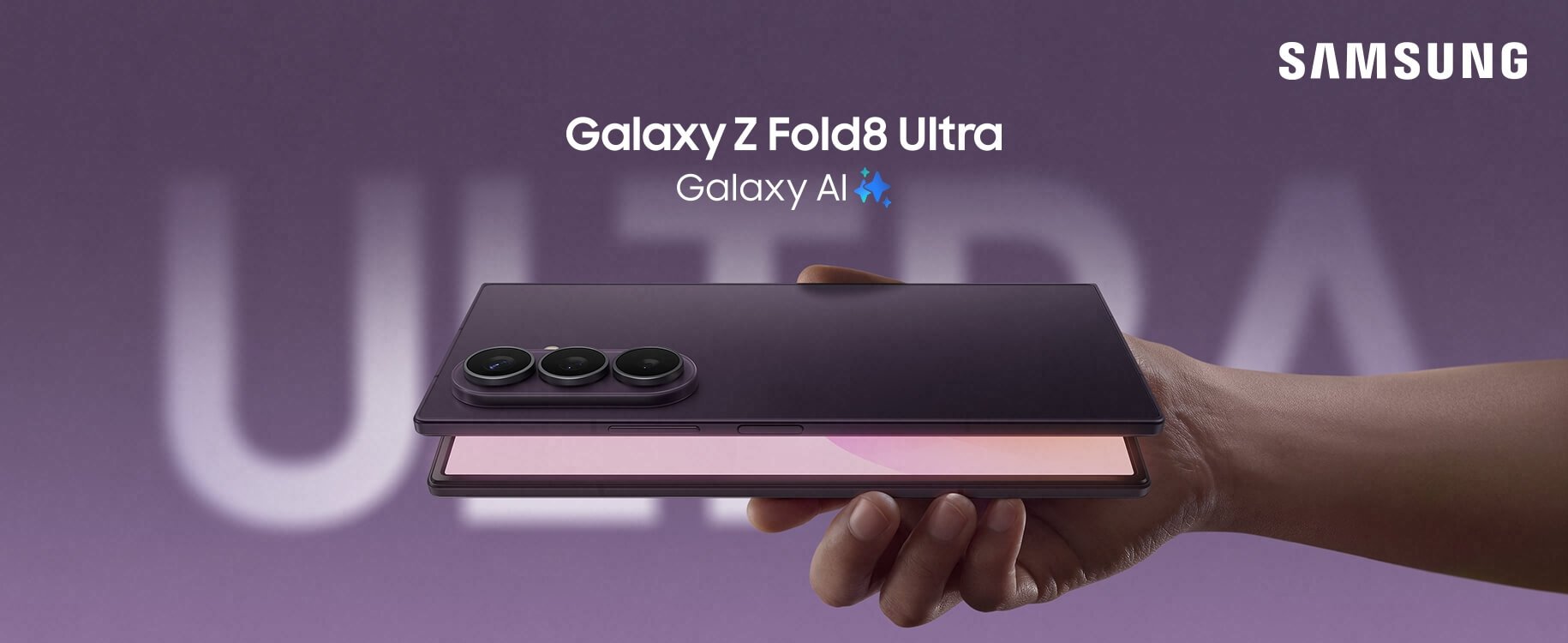 Celular Samsung Galaxy Z Fold8 Ultra 256GB 12GB RAM Branco 8” Câm