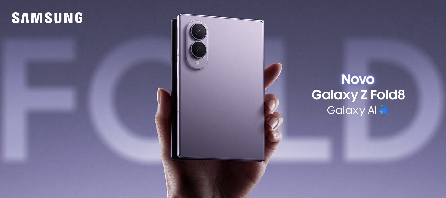 Celular Samsung Galaxy Z Fold8 256GB 12GB RAM Branco 7,6” Câm