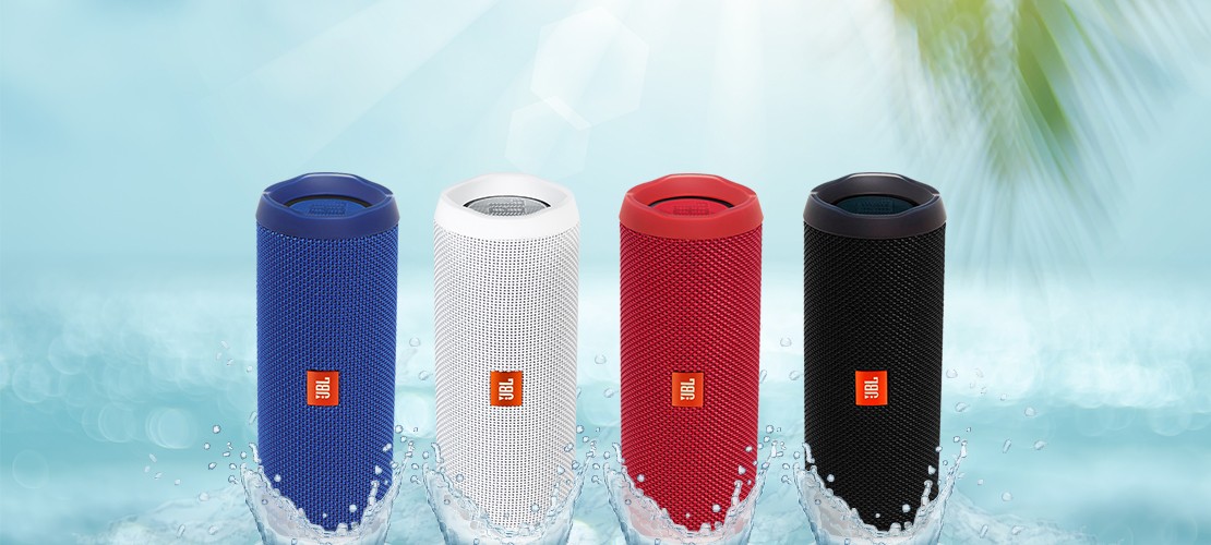 Caixa de Som Bluetooth JBL Flip 4 à Prova de Água - Portátil 16W