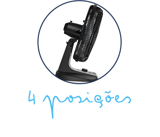4 posições - Inclina para o chão