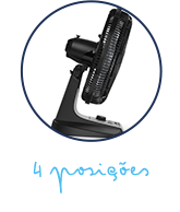 4 posições - Inclina para o chão