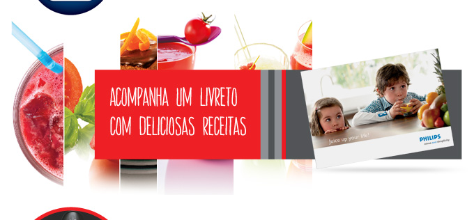 Acompanha um livreto com deliciosas receitas