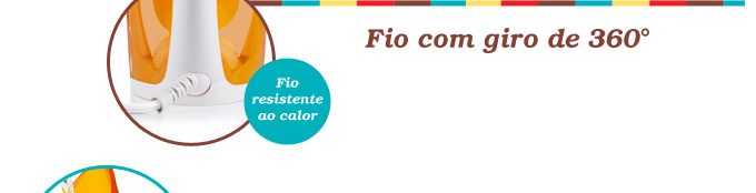 Fio com giro 360 graus