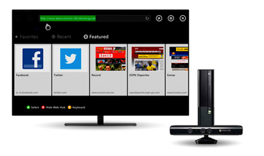 Navegue pela internet usando sua TV.
