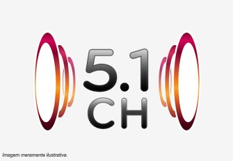 5.1 Canais com 330w de Potência