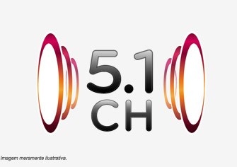 5.1 Canais com 330w de Potência