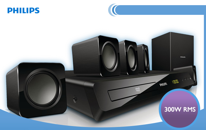 frente do Home Cinema HTD3500 - Philips