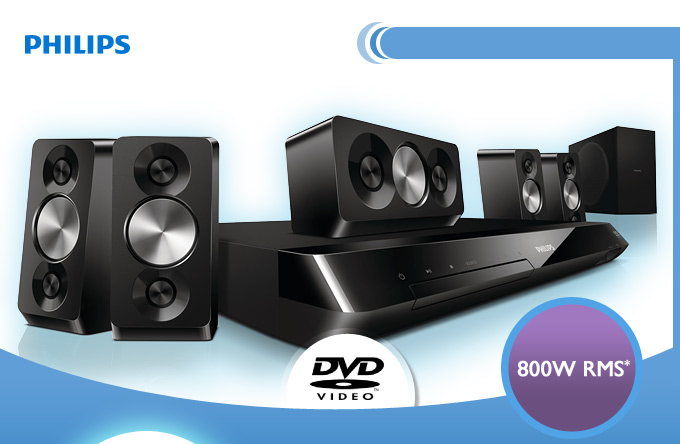 frente do mini system FWP2000 - Philips