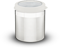Pote de inox