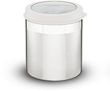 Pote de inox