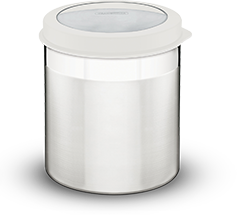Pote de inox