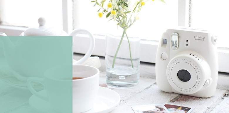 Câmera Instantânea Fujifilm Instax Mini 8 Branco - Flash