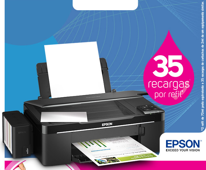 frente da multifuncional Epson L200