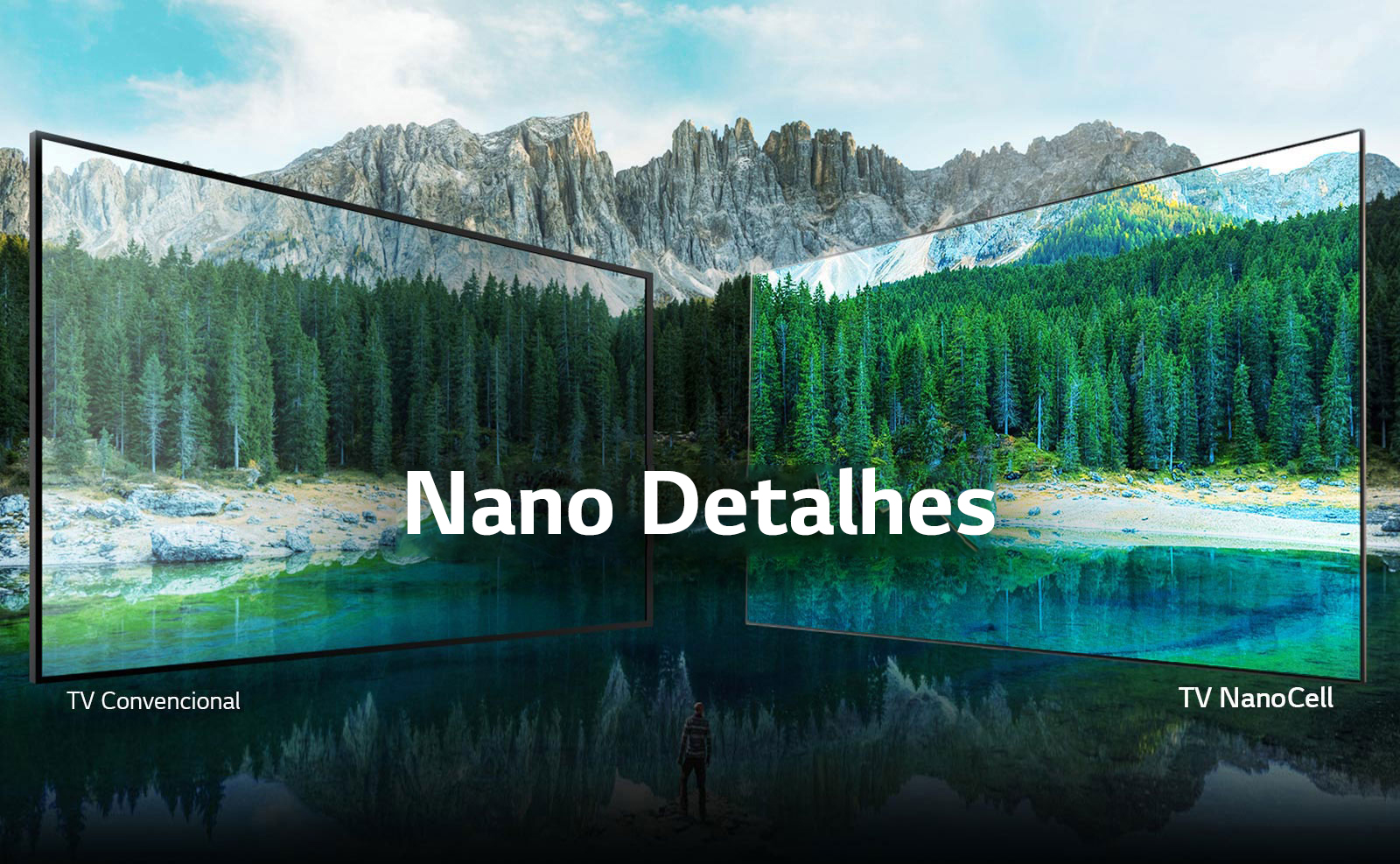 Cores precisas mesmo em um amplo ângulo de visão Cores precisas mesmo em um amplo ângulo de visão