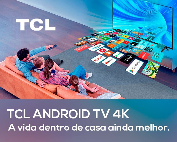 Smart TV 43” UHD 4K LED TCL 43P615 VA 60Hz - Android Wi-Fi
