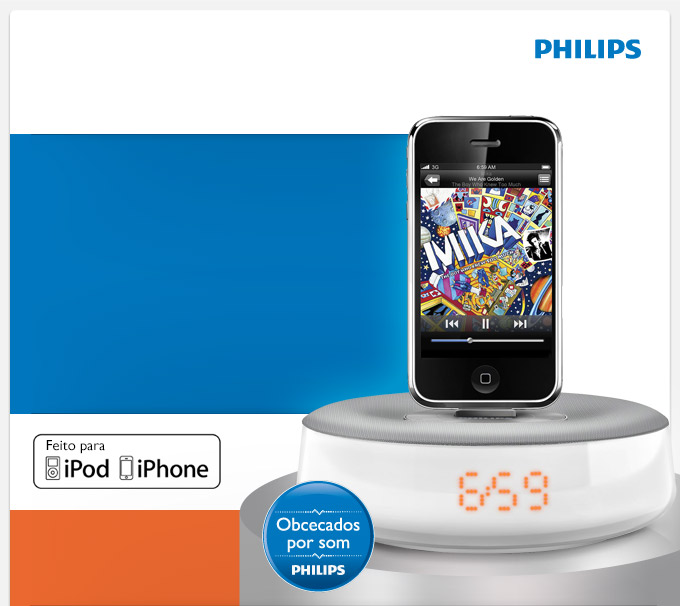 frente do Dock Station Fidelio | Philips