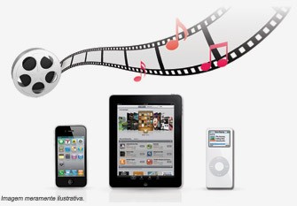 Compatível com iPhone, iPod e iPad