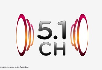 5.1 Canais com 330w de Potência