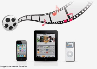 Compatível com iPhone, iPod e iPad