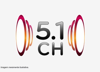 5.1 Canais com 330w de Potência