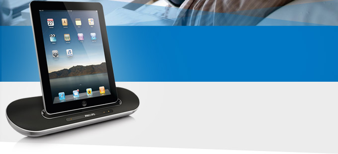 dock station conectado a um iPad