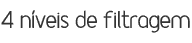 4 níveis de filtragem