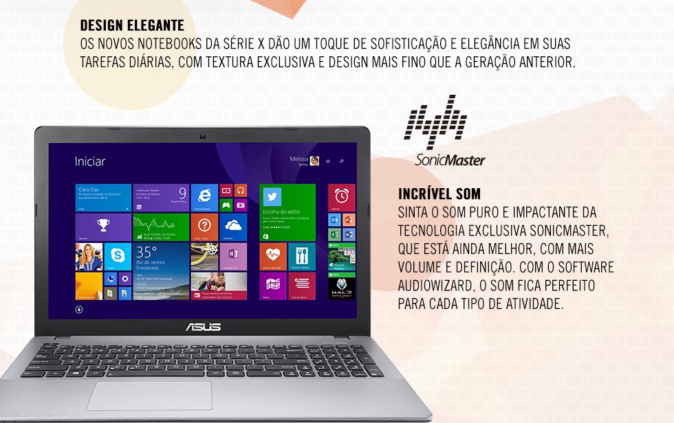 Notebook Asus X550LN