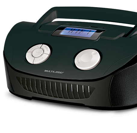 MP3 Boombox Preto