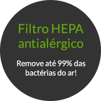 Filtro HEPA antialérgico