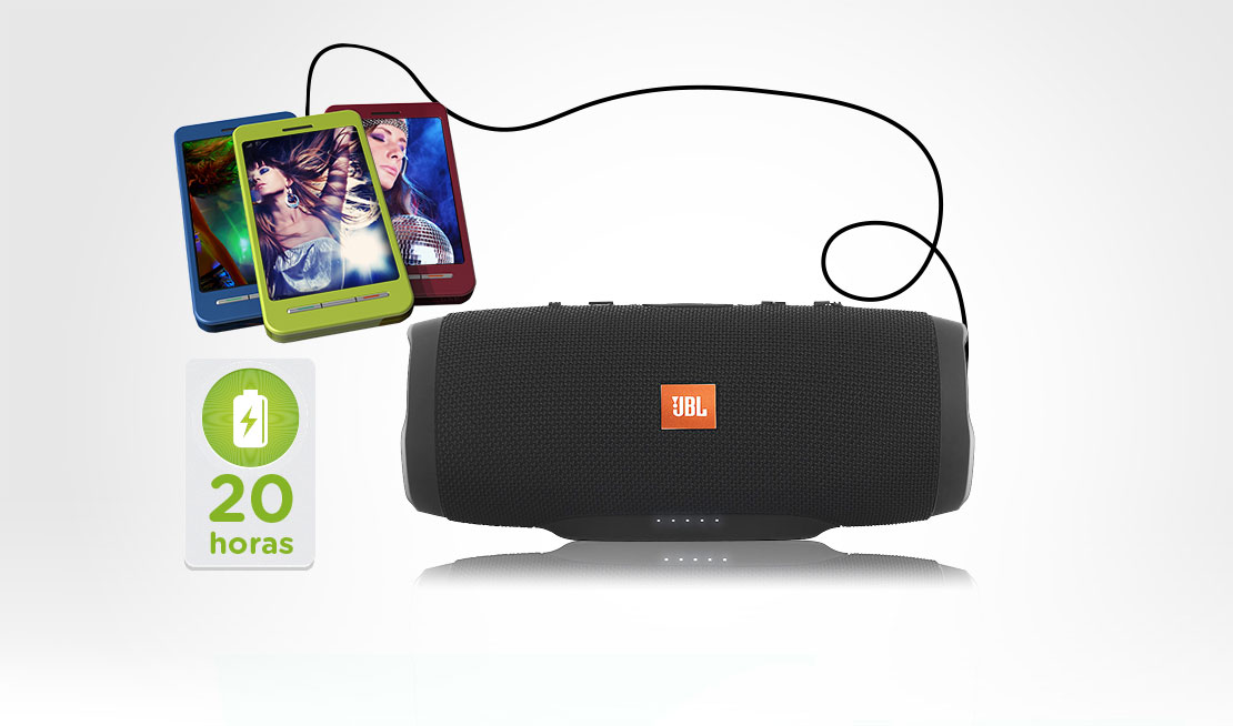 JBL Charge3 箱付き Caixa de Som Portátil Bluetooth JBL Charge 3 USB - à Prova Dágua