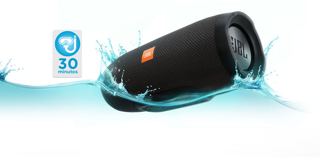 Caixa de Som Portátil Bluetooth JBL Charge 3 USB - à Prova Dágua