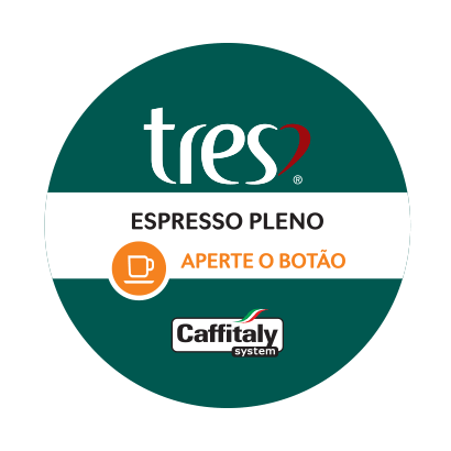 Cafeteira TRES e produtos da 3 Corações