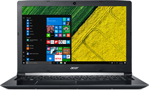 Visão frente Aspire 5