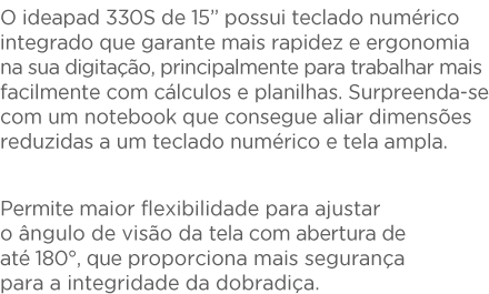 Notebook Lenovo Ideapad 330