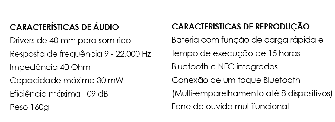 FONE DE OUVIDO PIONEER BLUETOOTH SE-MJ561BTS