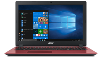 Visão trás Notebook Aspire A315-51-50LA