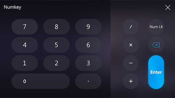 Display Teclado Numérico