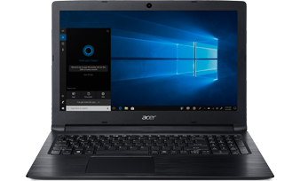 Visão trás Notebook Aspire A315-51-55dd