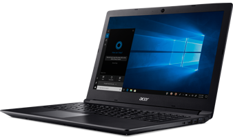 Visão frente Notebook Aspire A315-51-52zz