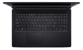 Visão cima Notebook Aspire A315-51-52zz