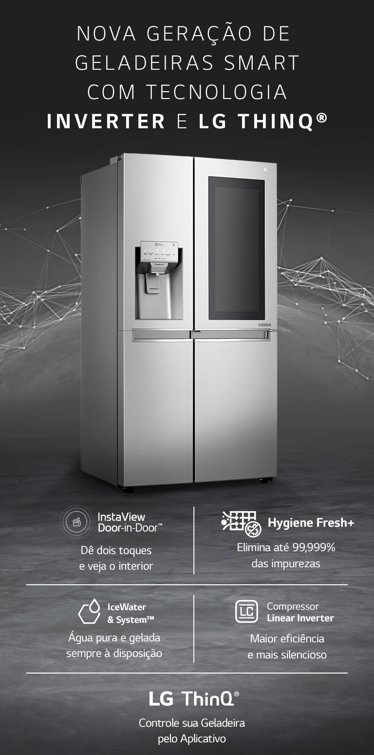 Nova geração de gealdeiras Smart com tecnologia Inverter e LG ThinQ®