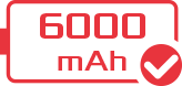 Icone Bateria  6000mAh