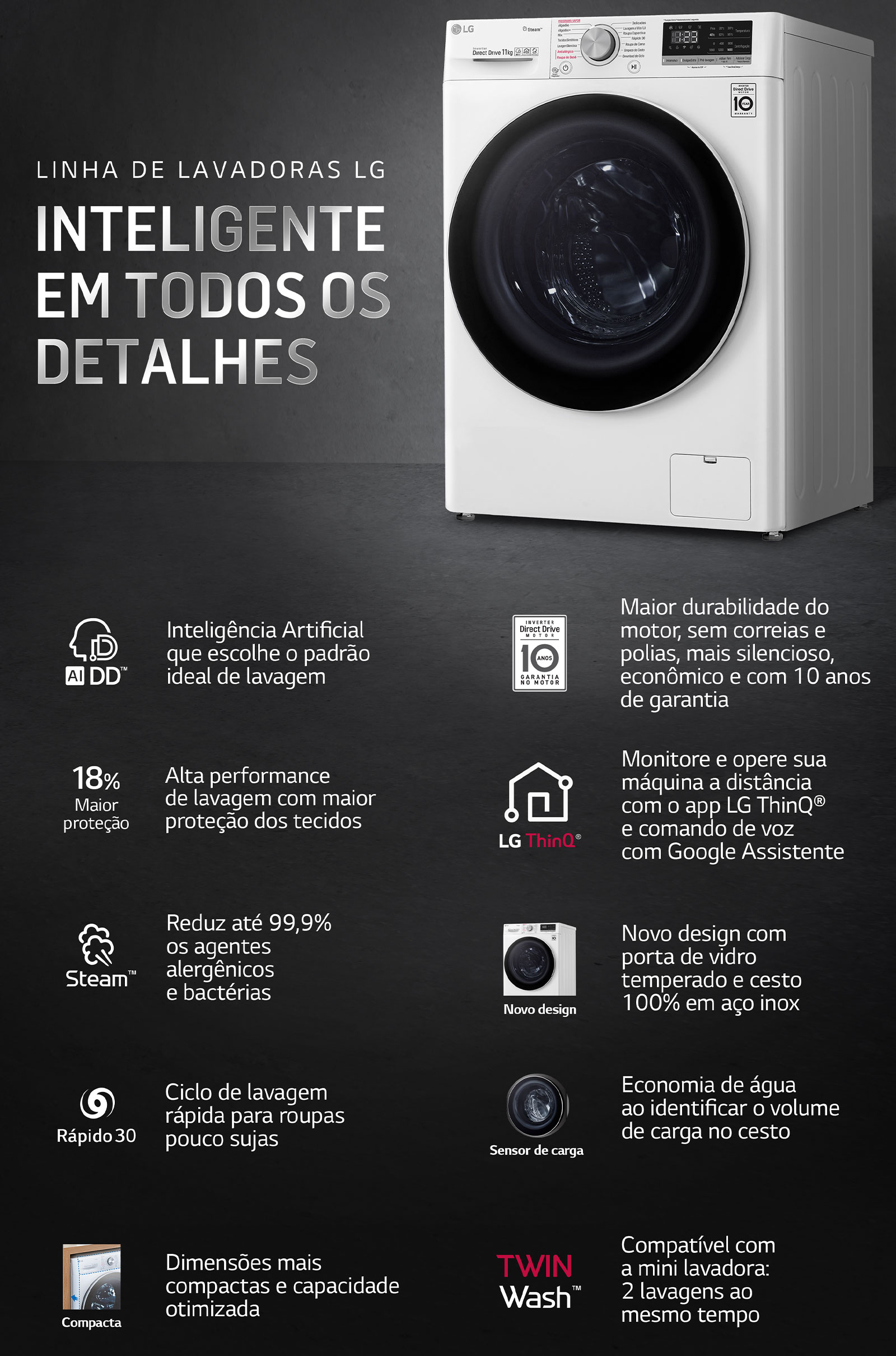 Inteligente em todos os detalhes Inteligente em todos os detalhes