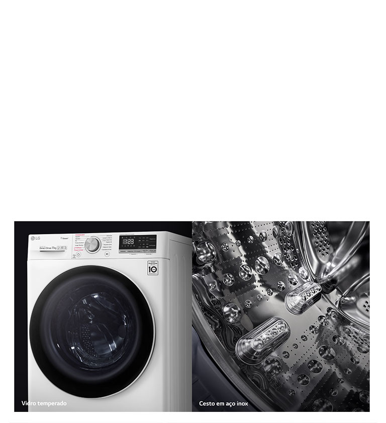 Maior durabilidade e cesto 100% em aço inox