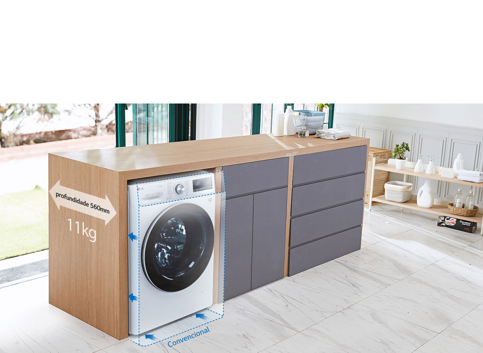 Mais capacidade em menos espaço Mais capacidade em menos espaço