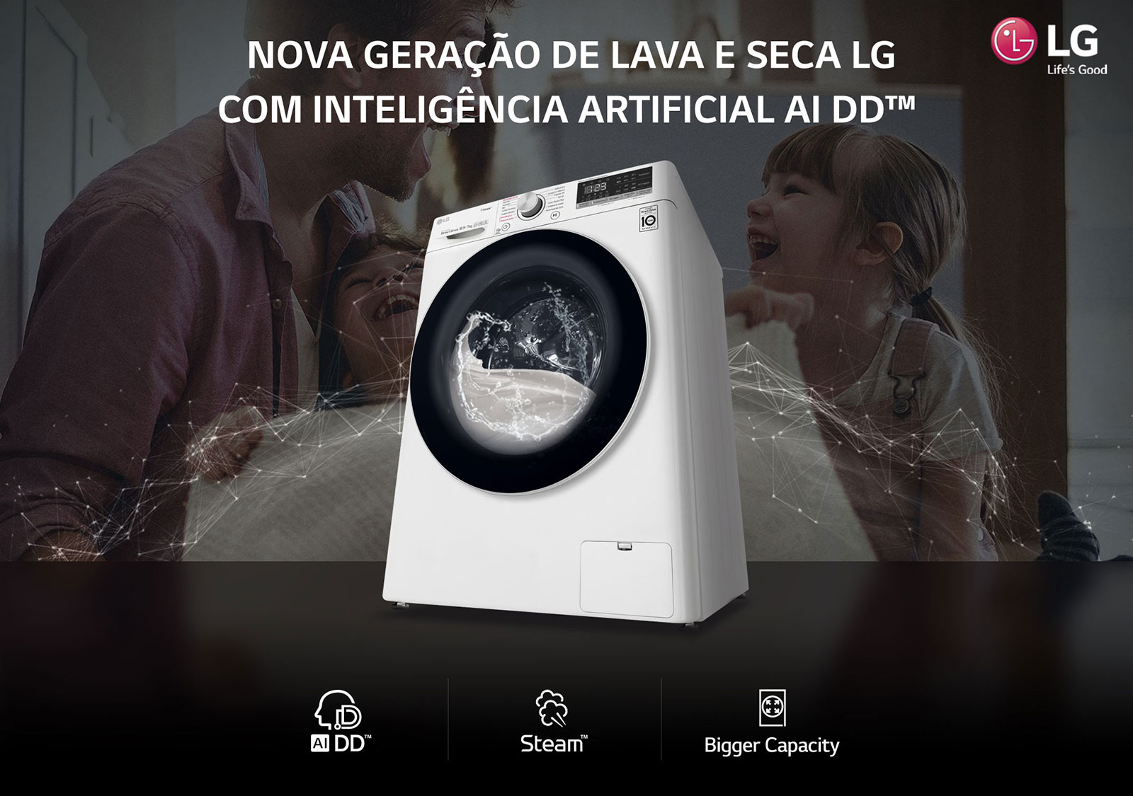 Nova Geração de Lava e Seca LG com inteligência Artificial Nova Geração de Lava e Seca LG com inteligência Artificial