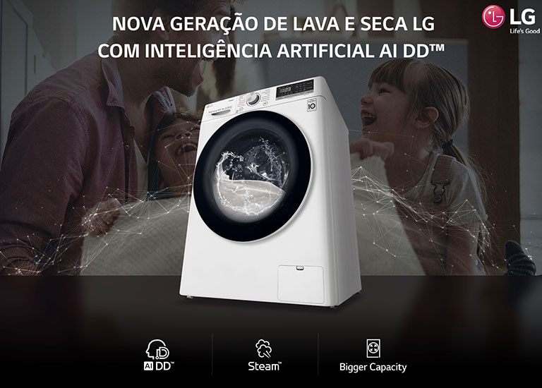 Nova Geração de Lava e Seca LG com inteligência Artificial Nova Geração de Lava e Seca LG com inteligência Artificial
