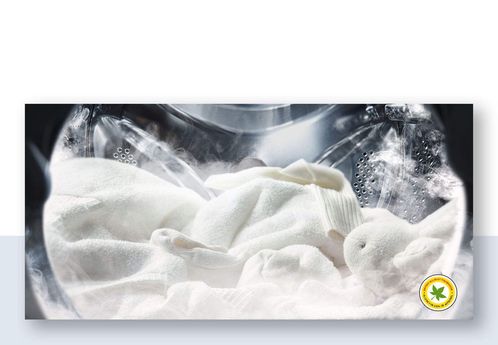 Suas roupas higienizadas e mais fáceis de passar Suas roupas higienizadas e mais fáceis de passar