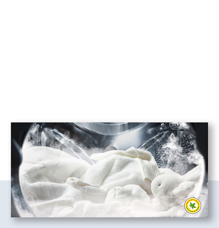 Suas roupas higienizadas e mais fáceis de passar Suas roupas higienizadas e mais fáceis de passar