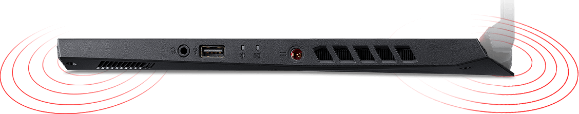 Lateral do Notebook Acer Aspire Nitro 5